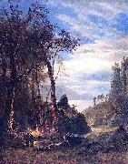 The Campfire Albert Bierstadt